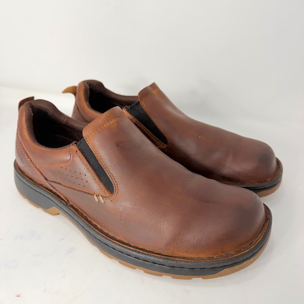 Merrell Coldpack Ice+ Moc Brown Leather Waterproof Slip On Shoes Mens 8